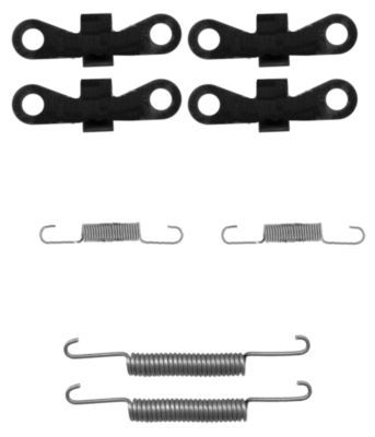 HELLA PAGID Piederumu komplekts, Stāvbremzes mehānisma bremžu  8DZ 355 201-941